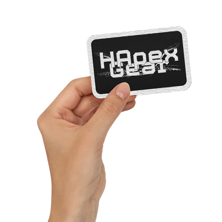 Patches - Embroidered - White HApex Gear White Logo product image (2)