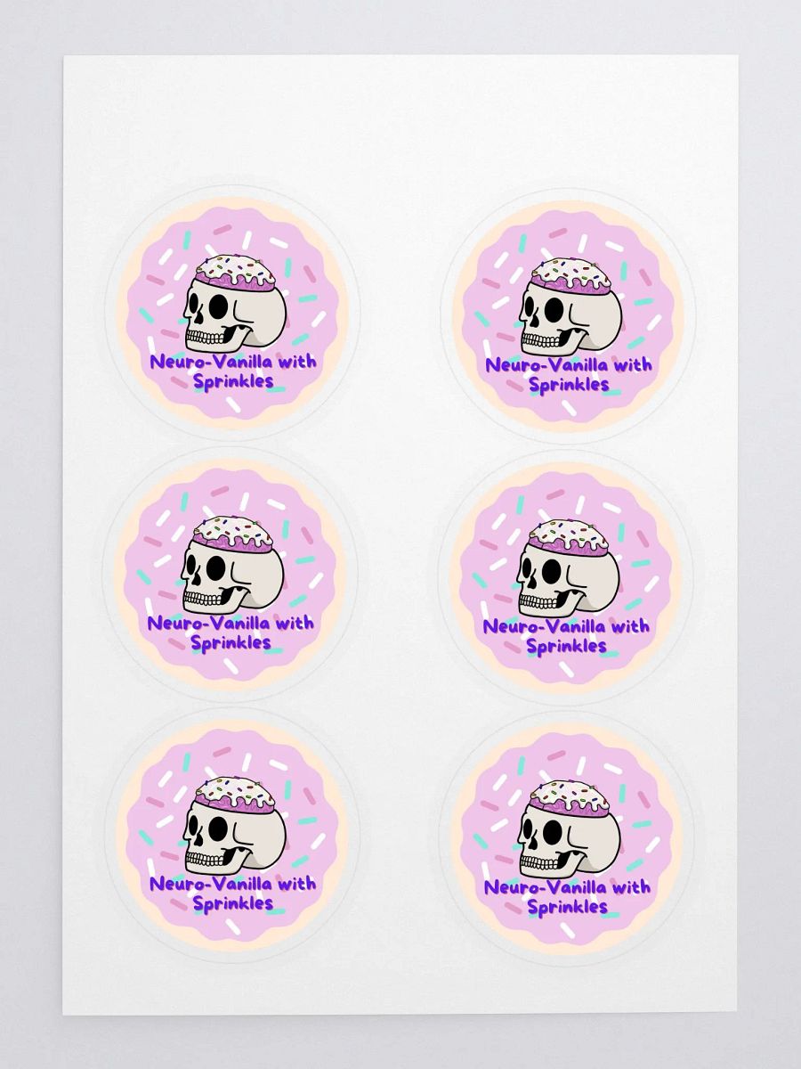 Neuro-Vanilla With Sprinkles Sticker Sheet product image (3)