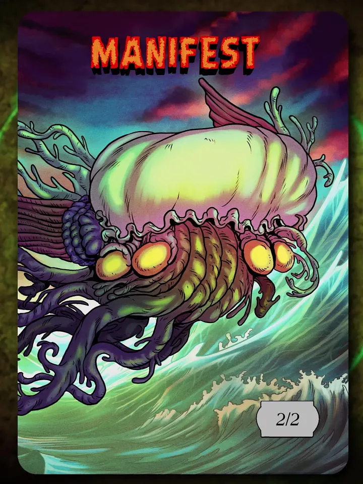 Manifest 2/2 Full Art Token product image (1)