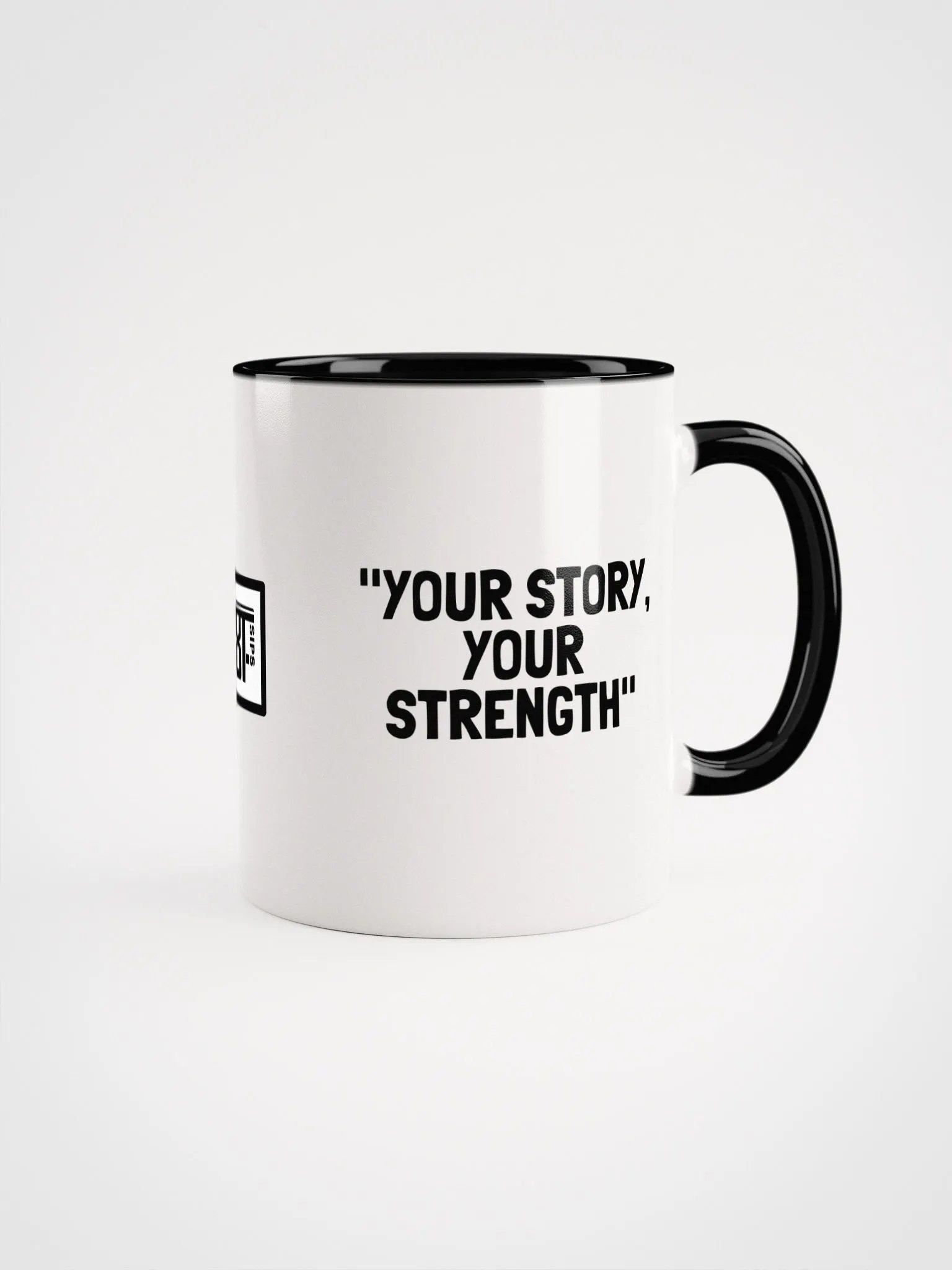 8T Sips Positive Vibes White Glossy Mug product image (7)