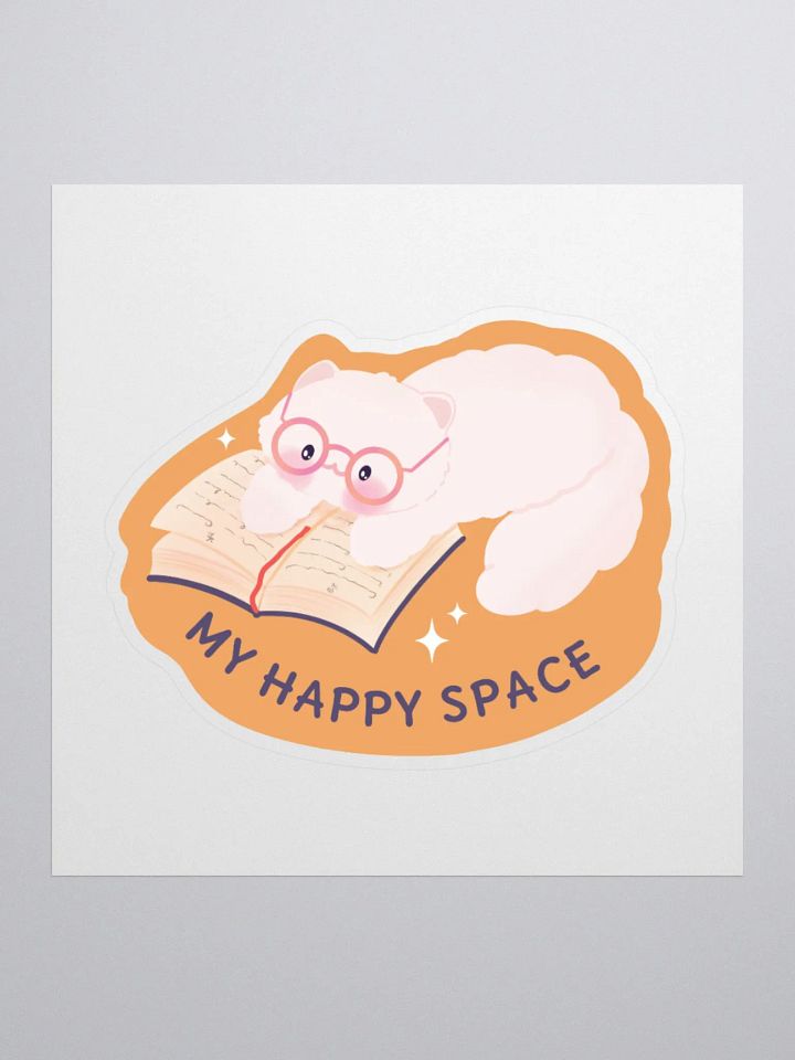 My Happy Space Reading Vinyl Stickers product image (1)