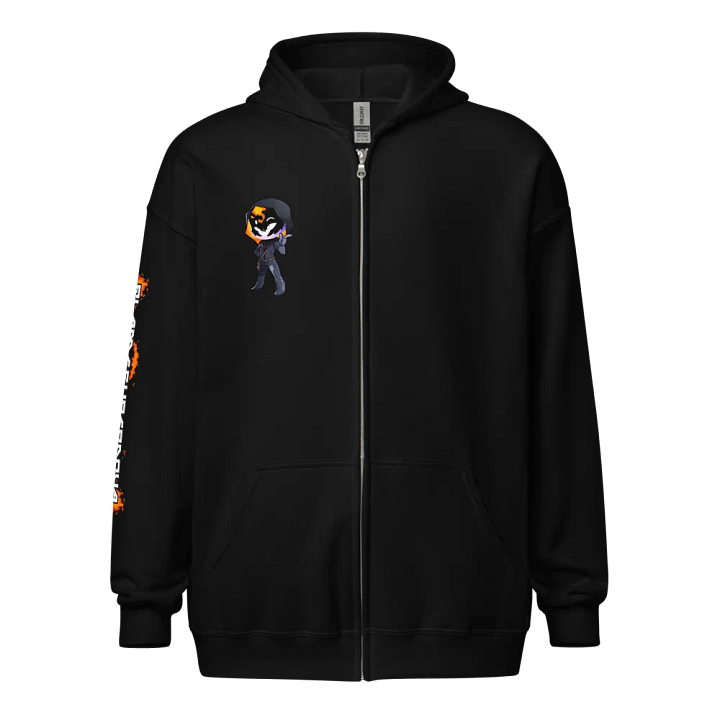 Confident Chibi Gildan Zip-Up Hoodie product image (1)