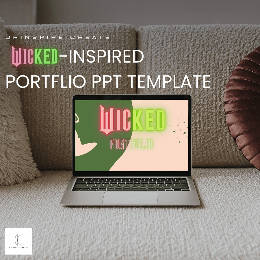 Wicked-Inspired Portfolio PowerPoint Template product image (2)