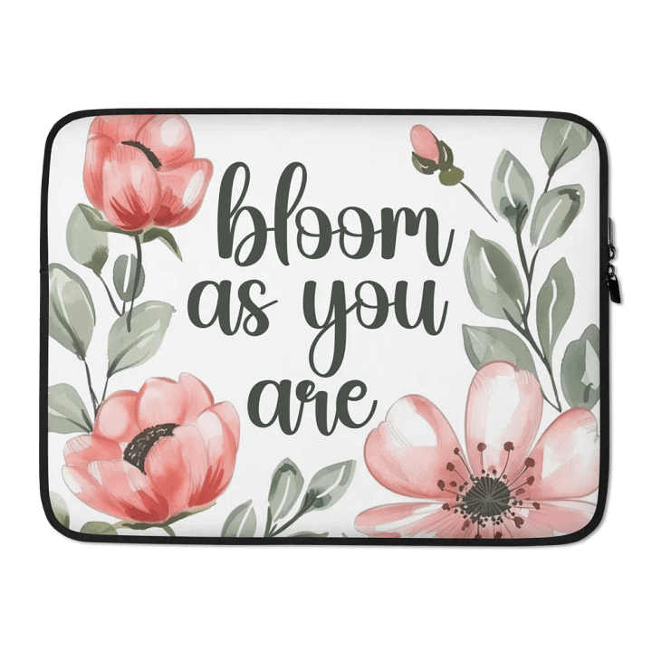 Bloom as You Are Laptop Sleeve product image (2)