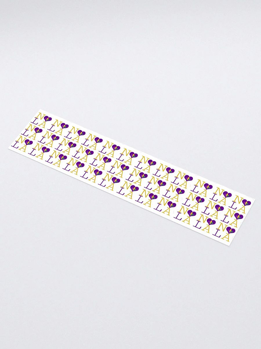 I LOVE NOLA **LEGACY STICKER** (MARDI GRAS 3 LONG) product image (1)
