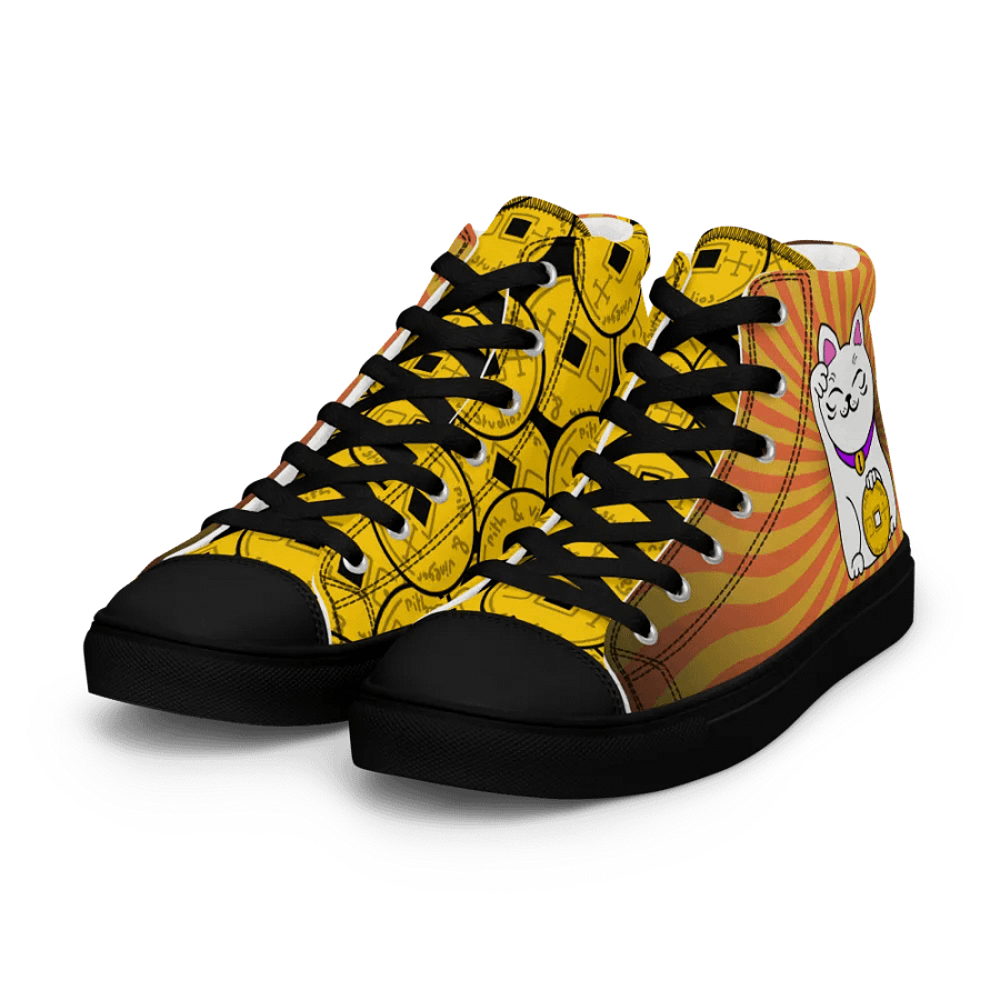 Maneki neko womans high tops product image (7)