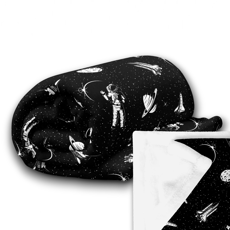 Spaced Out B&W - Blanket | #MadeByMELO product image (9)