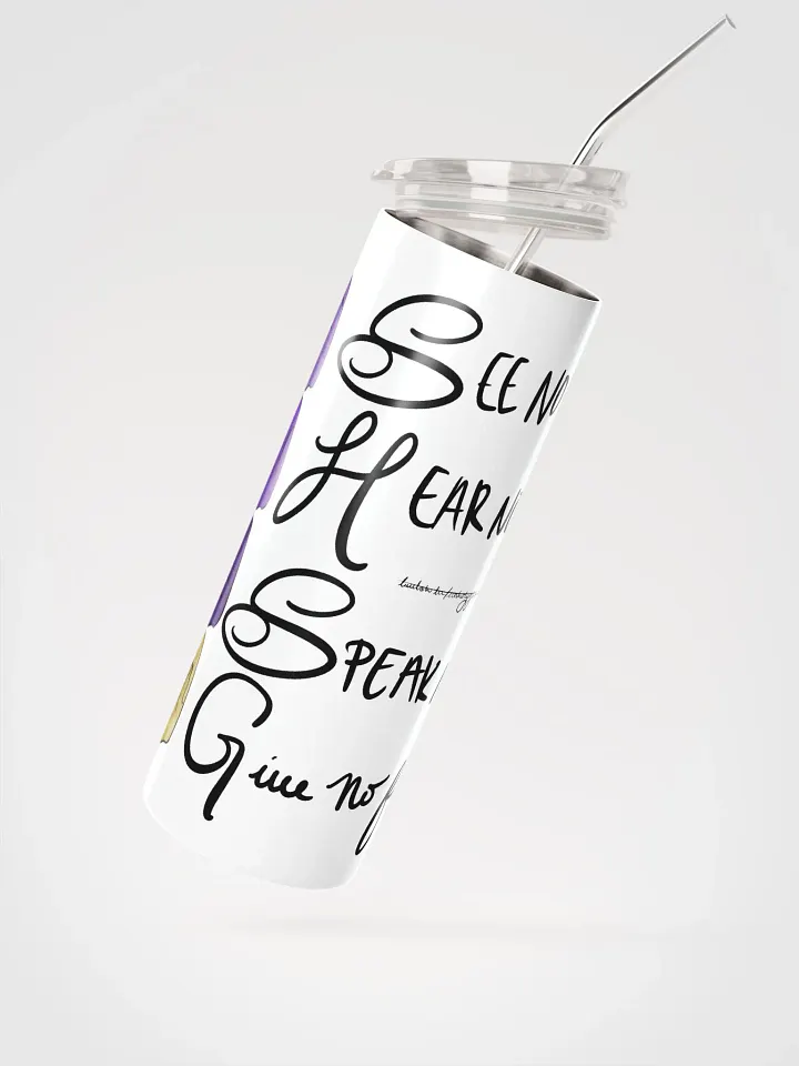 See No Evil Ghostie Tumbler product image (2)