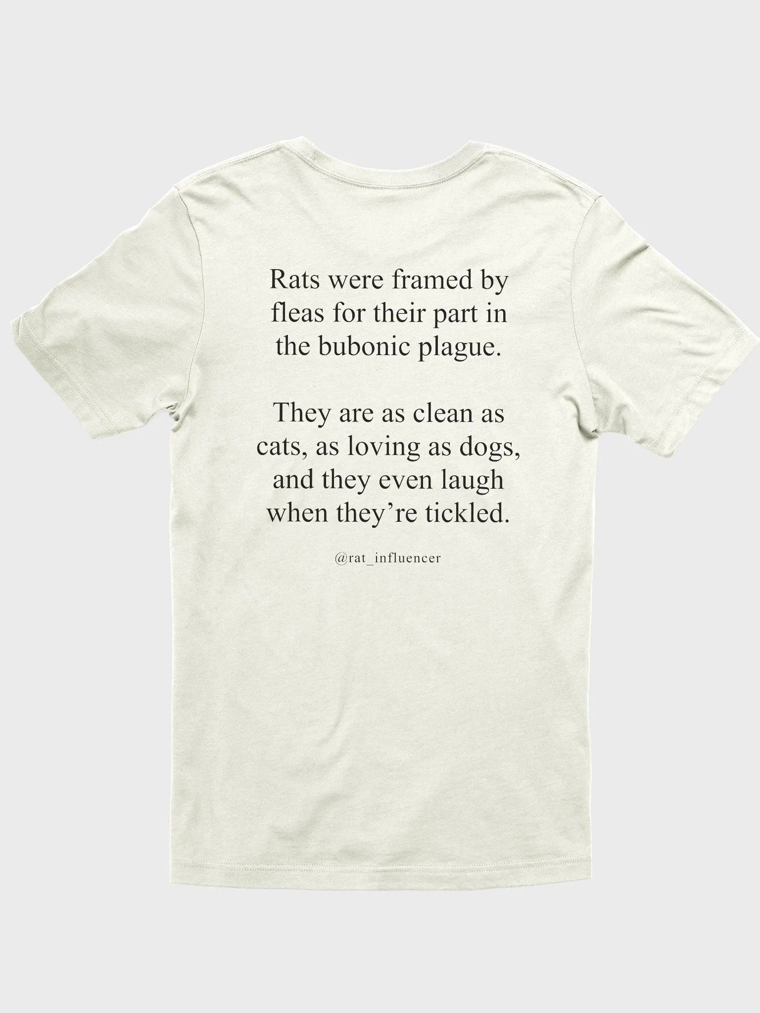 Rat Facts T-Shirt (Light) product image (6)