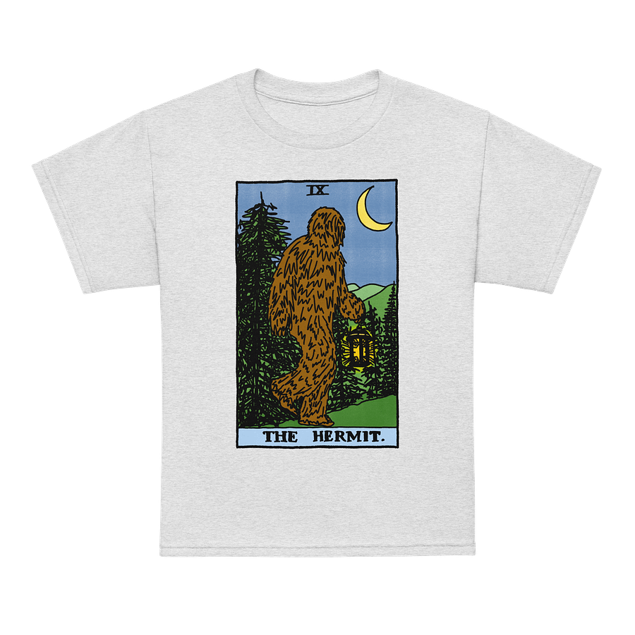 Bigfoot Hermit Tarot Card Kid Shirt product image (72)