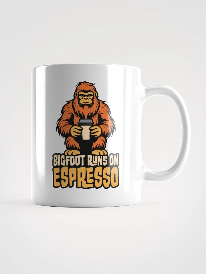 Bigfoot Runs on Espresso Coffee Mug product image (1)