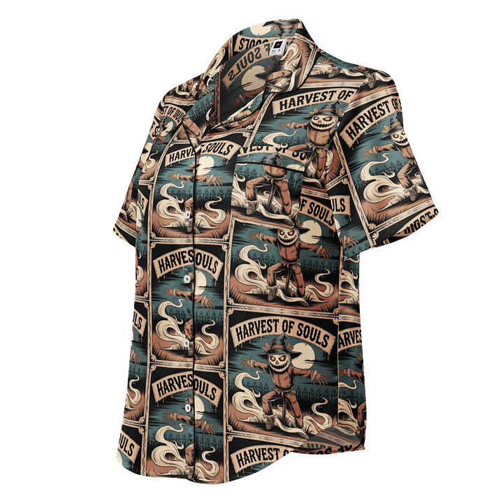Midnight Veil Designs 'Harvest of Souls' Gothic Pyjama Top - All-Over Print Women's Short Sleeve product image (1)