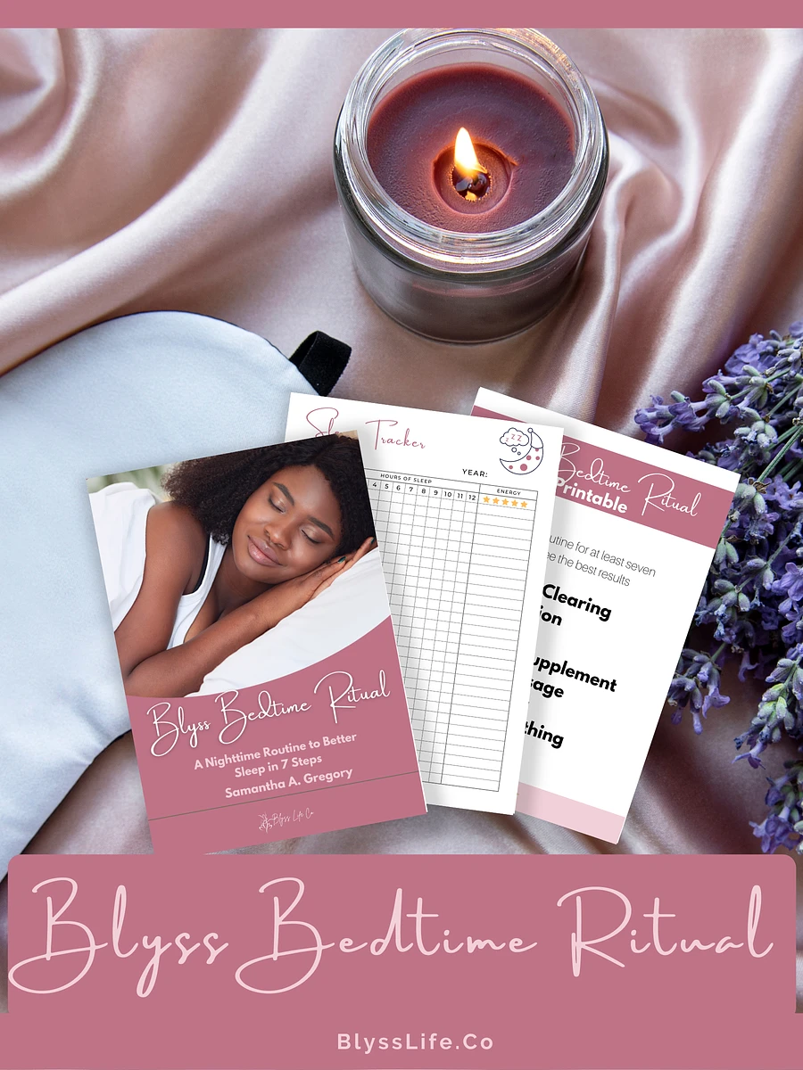 Blissful Bedtime Routine: A Nighttime Routine for Better Sleep in 7 Steps product image (3)