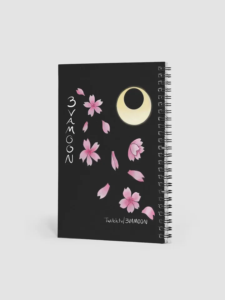 Sakura Moon Spiral Notebook product image (2)