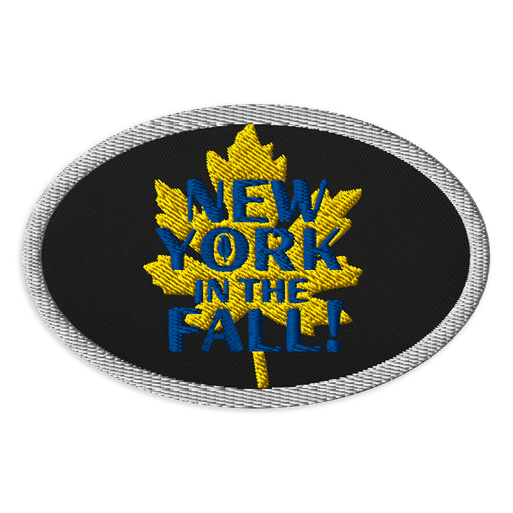 NYC Fall Vibes Embroidered Patch product image (1)