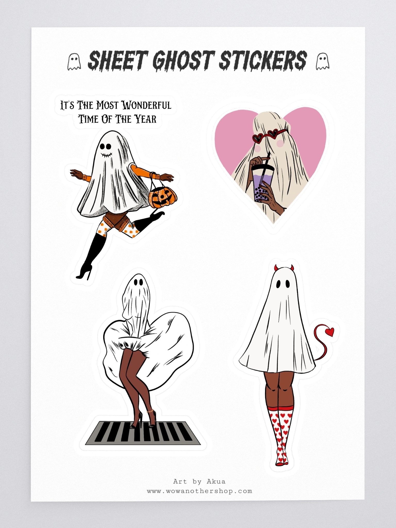 Sheet Ghost Sticker Sheet product image (3)