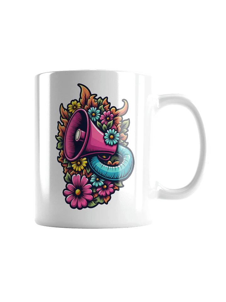 Floral Megaphone Mug product image (2)