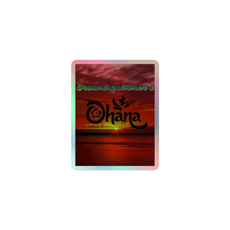 BrowningSimmer Ohana Beach Colorful Sticker product image (1)