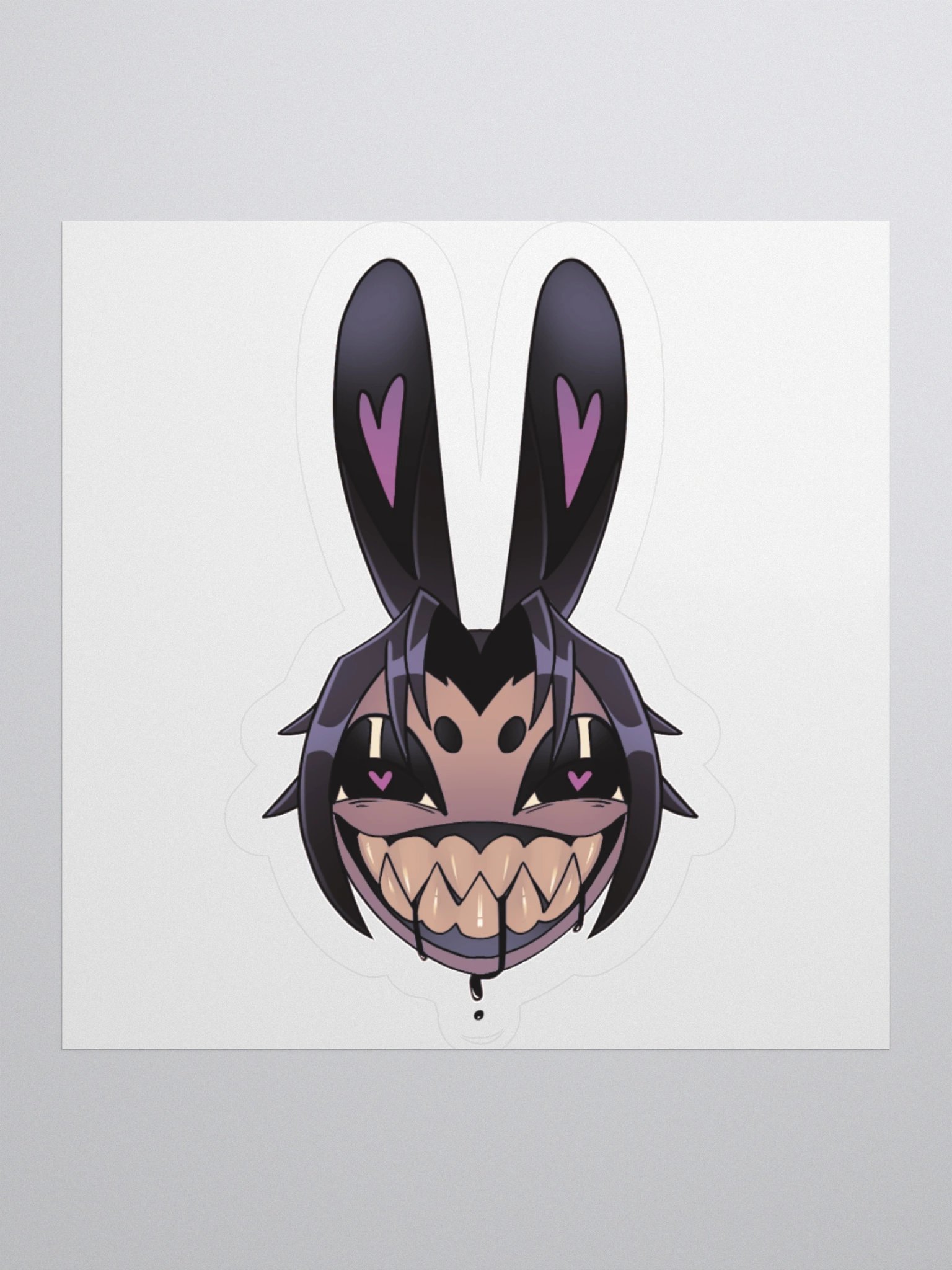 Lou logo - purple - sticker product image (3)