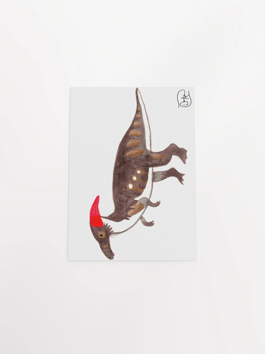 Parasaurolophus Watercolour Print product image (4)