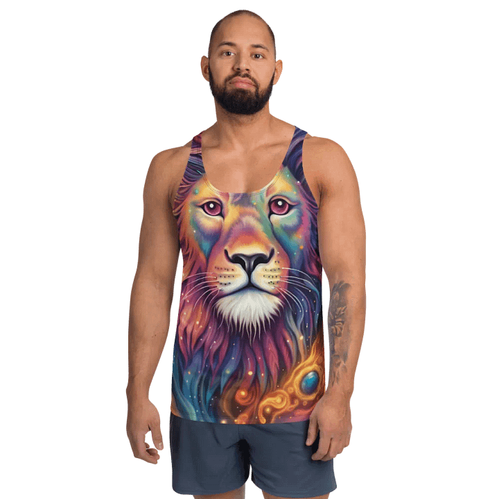 Harmony Lion All-Over Tank Top product image (2)