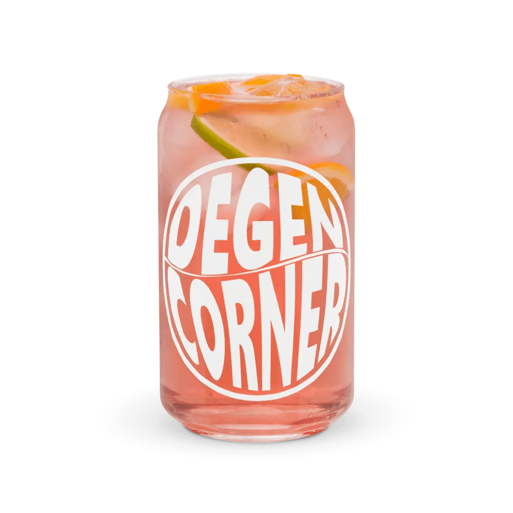 Degen Corner - Soda Glass (light logo) product image (7)
