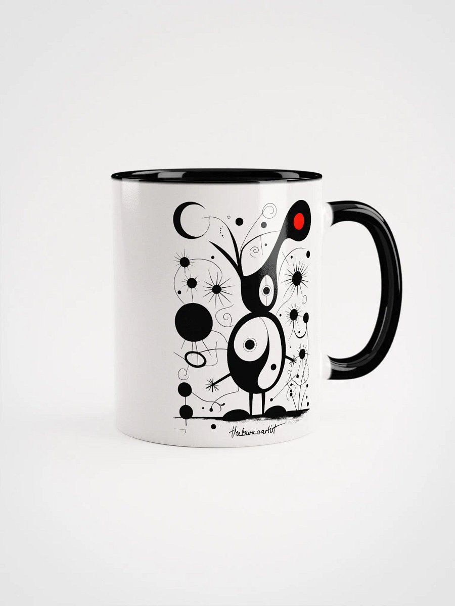 White Ceramic Mug with Colors Inside product image (2)