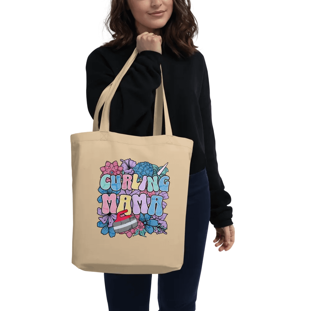 Curling Mama Floral Tote Bag product image (2)