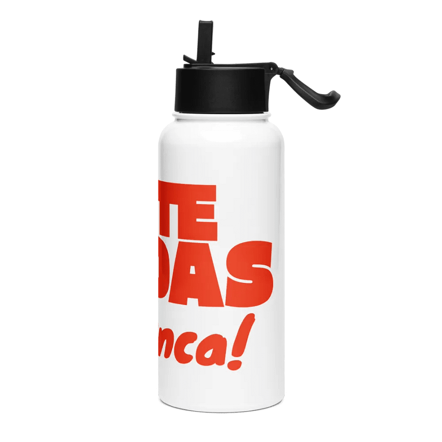 ¡No te rindas nunca! Stainless Steel Water Bottle product image (3)