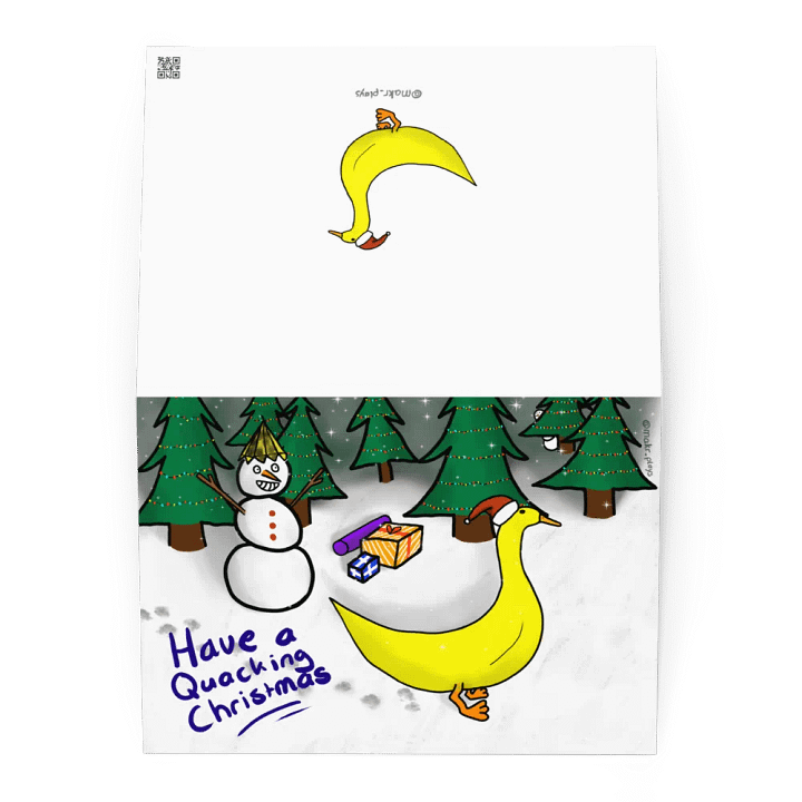 Have a Quacking Christmas Greeting Card product image (2)