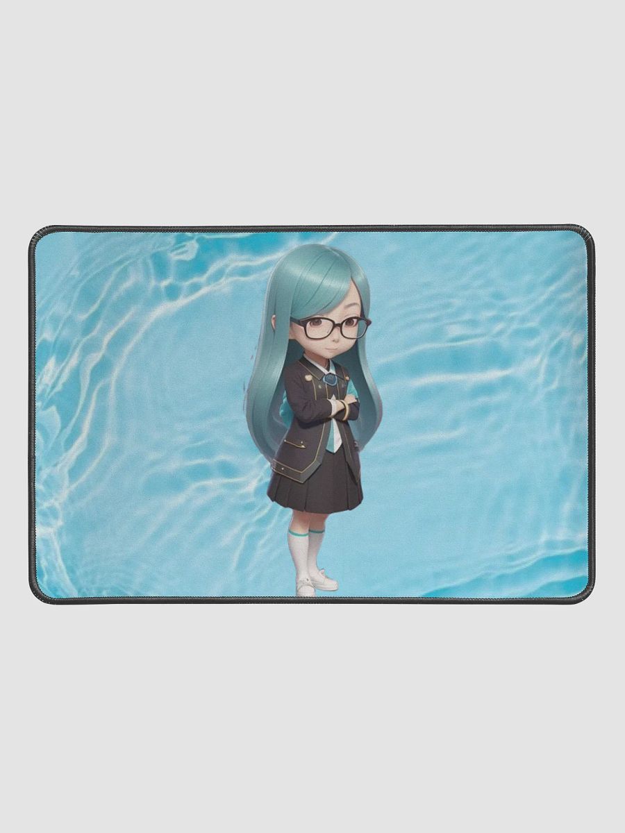 (Aqua CHIBI) K Desk Mat 12" x 18" product image (1)