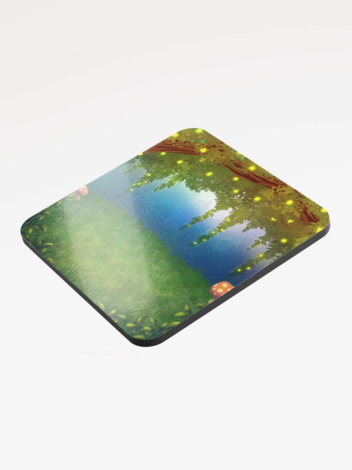 "Little Ivywood" Glossed Cork Coaster product image (1)