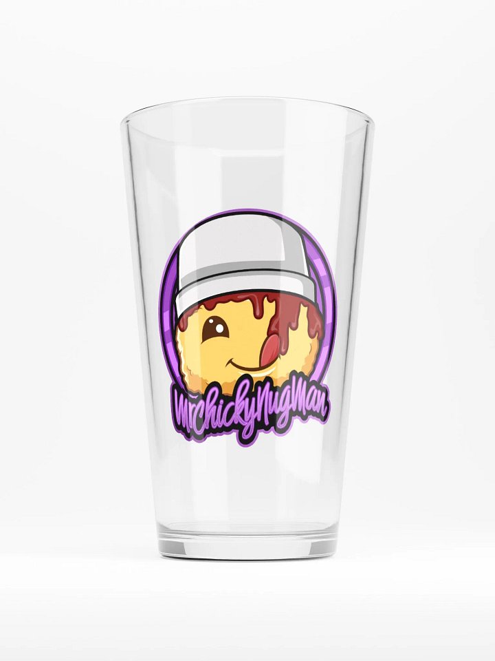 MrChickyNugMan Logo Glass product image (1)