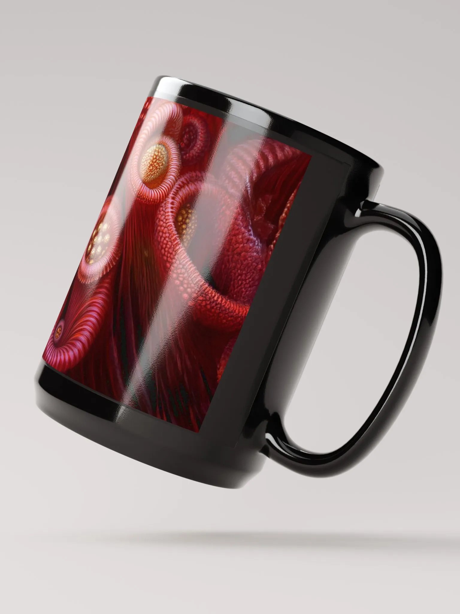Organic Crimson Glossy Mug product image (3)