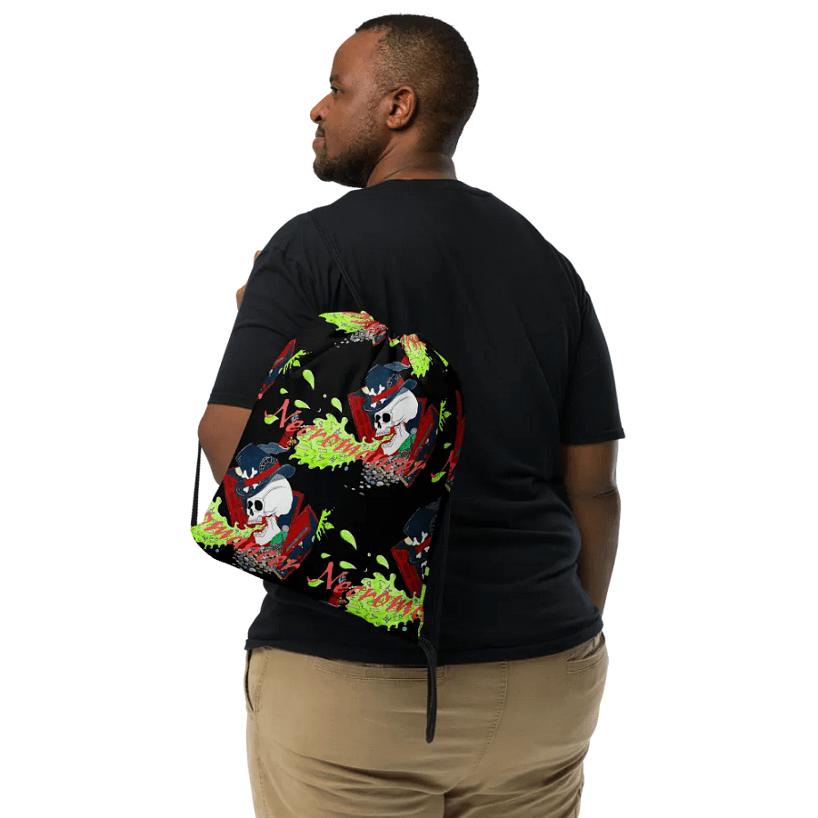 Necromancer All-Over Drawstring Bag product image (6)
