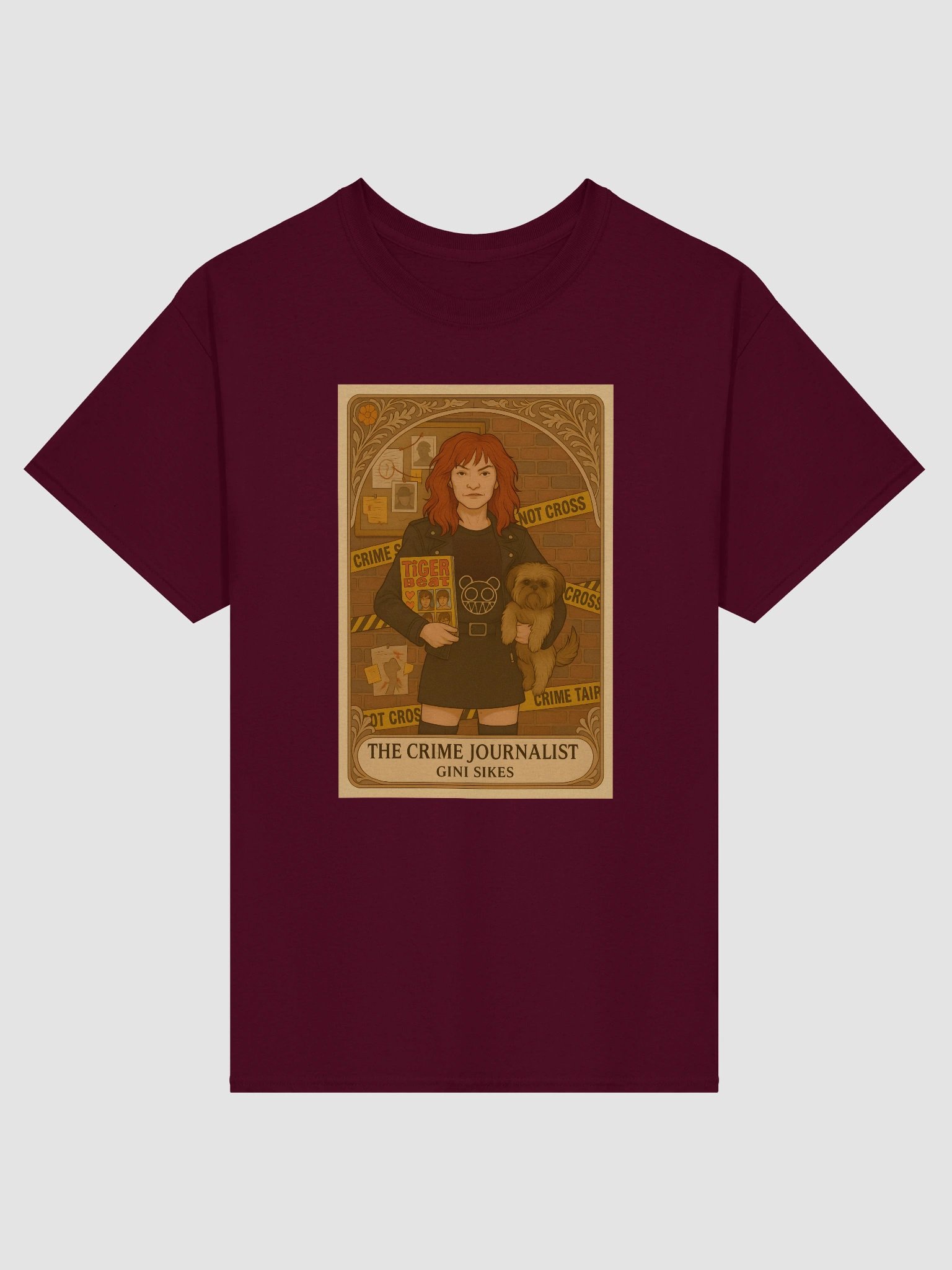 Tarot Card - Gini Sikes - Lunch Therapy on the back - Unisex Ultra Cotton Tee product image (1)