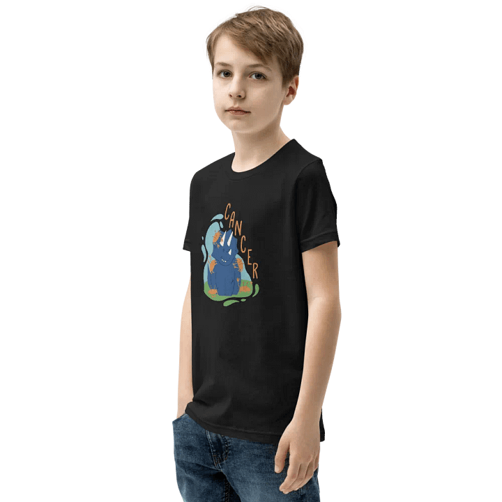 Youth Cancer Dino T-Shirt product image (6)