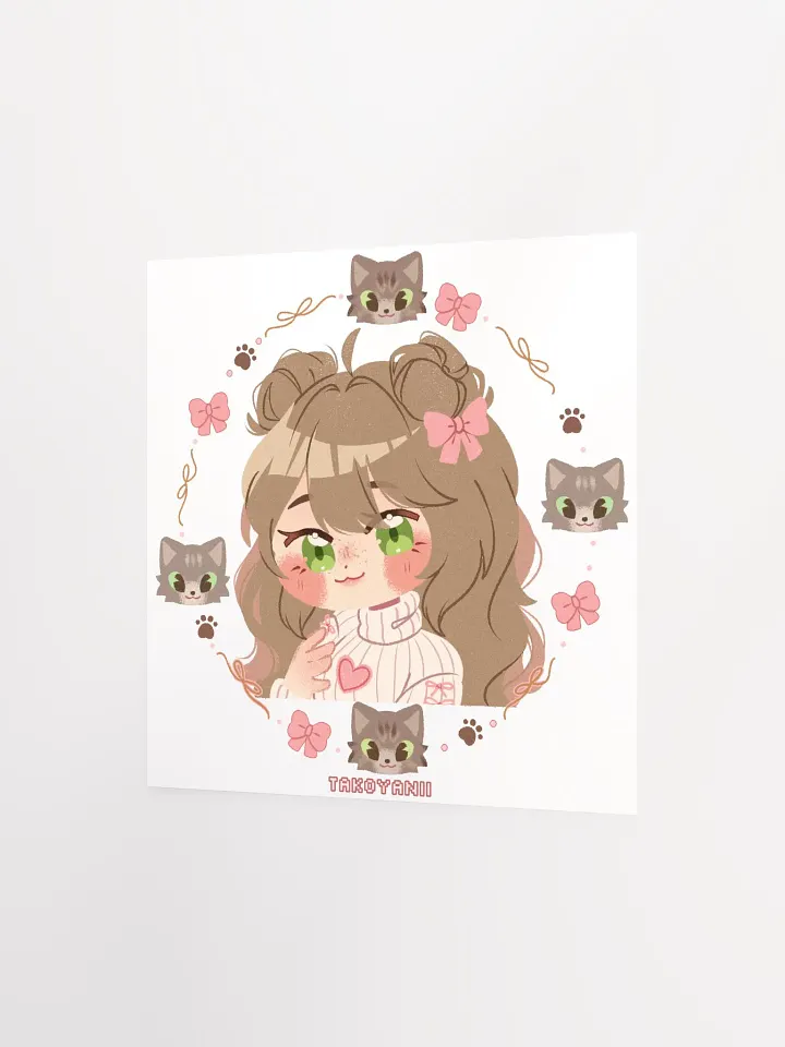 Sienna's Kitty Companion Print 10x10 product image (2)