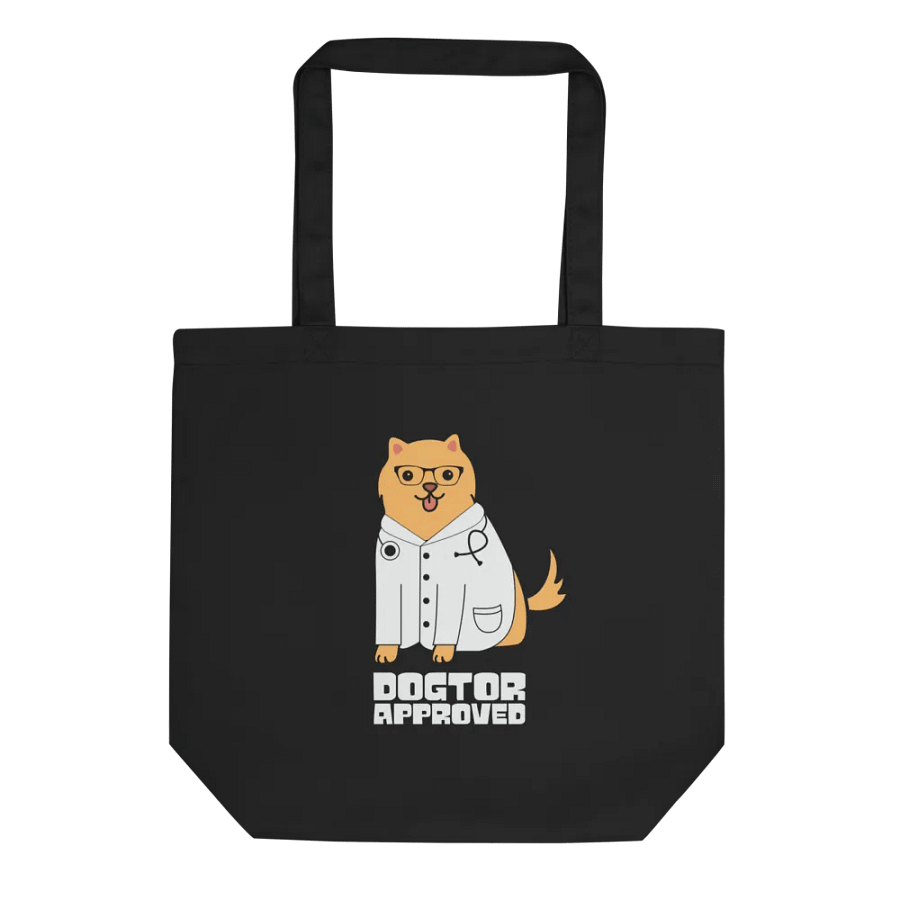 "Dogtor aporobed" black bag (medium size) product image (3)