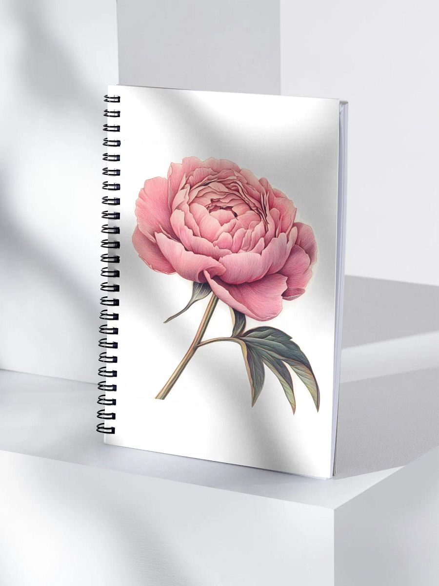 Peony Spiral Notebook product image (4)