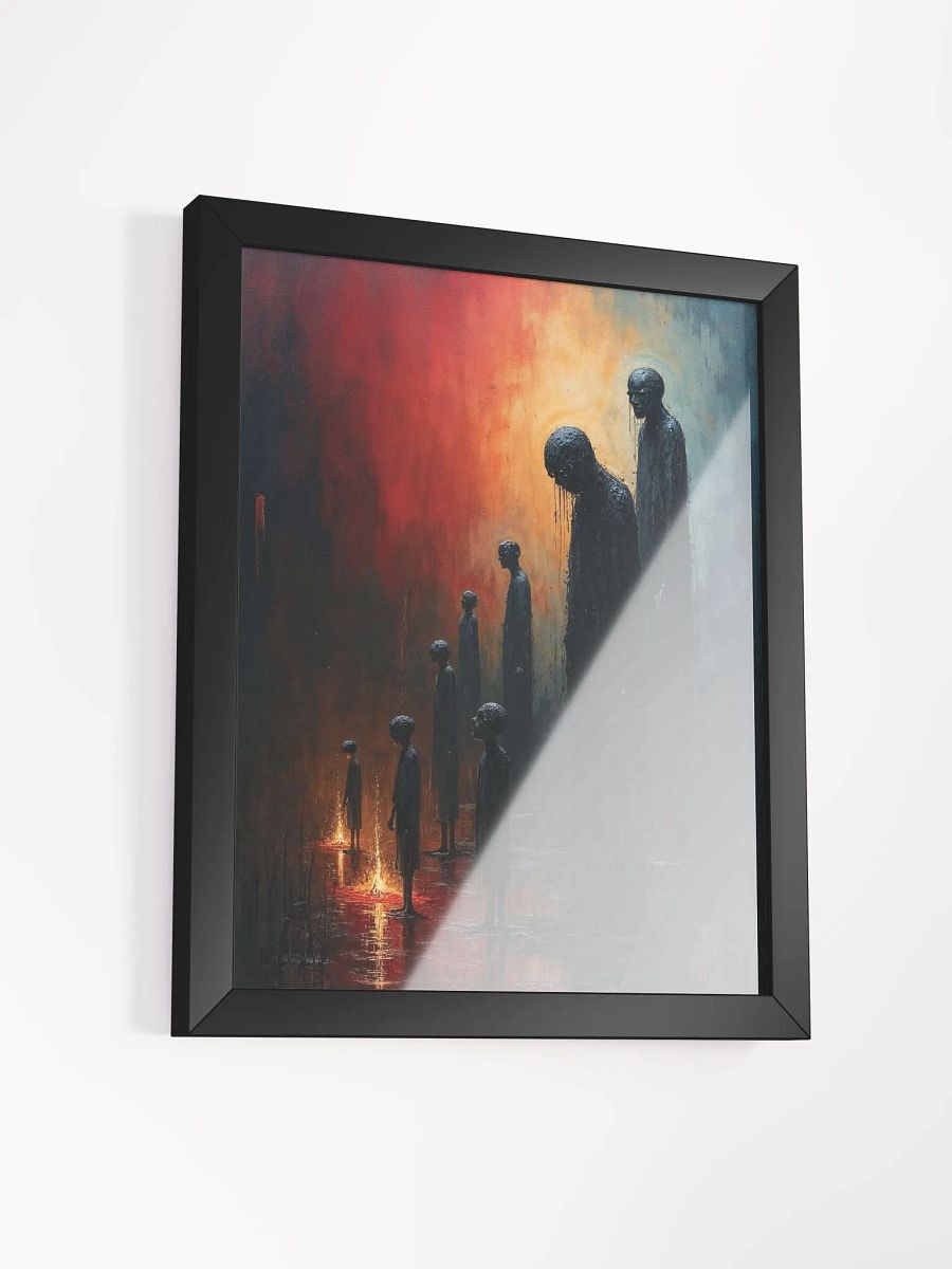 Abstract Figures Framed Print product image (15)