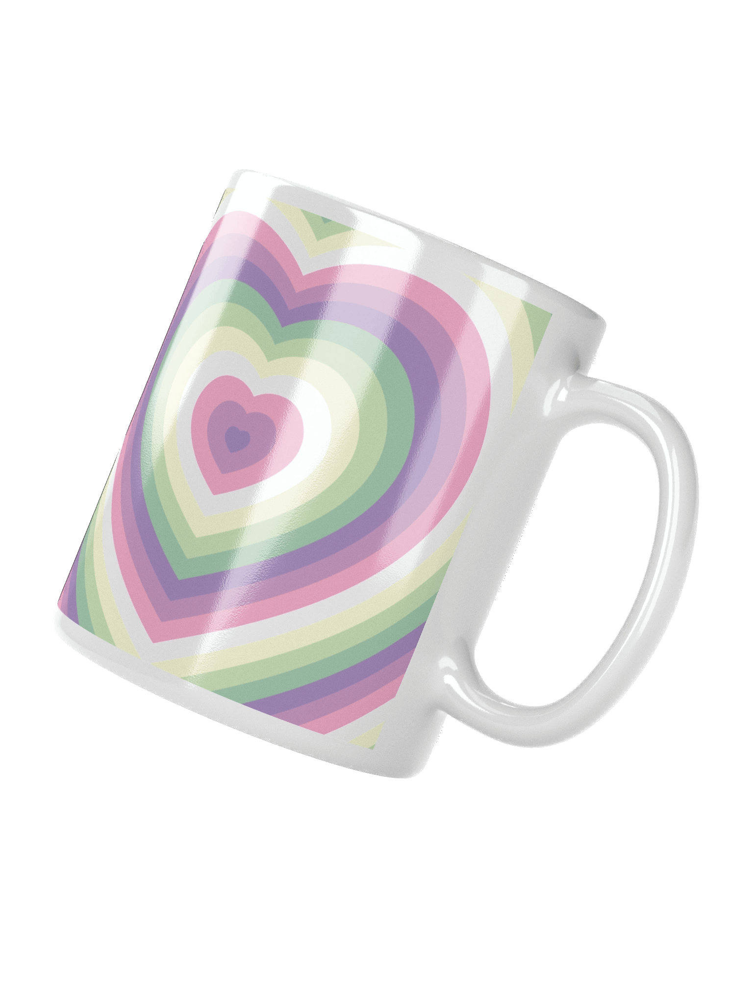 Genderfae Pride Hearts Mug (Left-handed) product image (3)