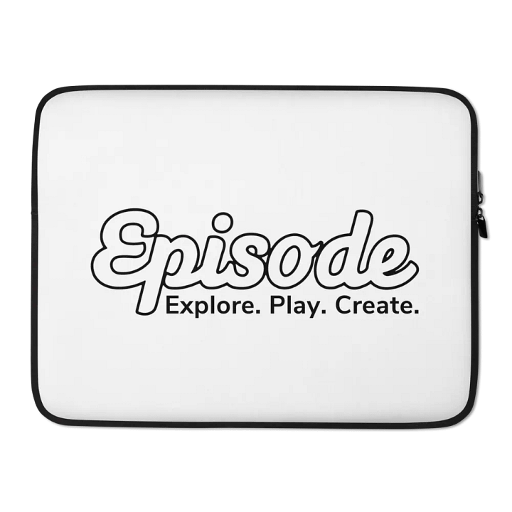 Episode Laptop Sleeve White With Logo product image (2)