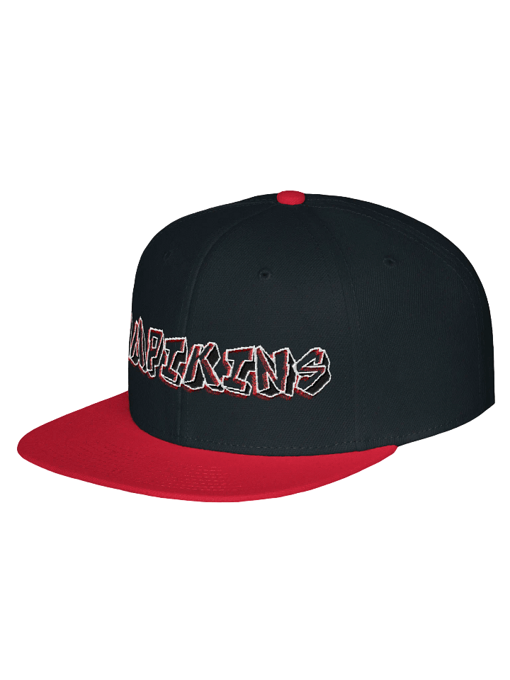 AMPIKINS Red&Black Snapback Cap product image (2)