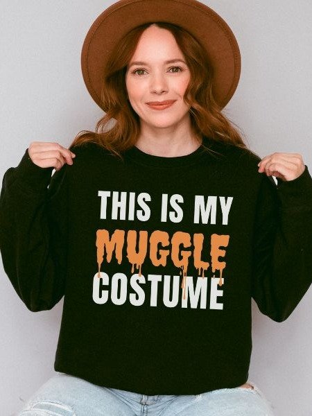 Muggle Halloween Custome Magical Fall Sweatshirt product image (7)