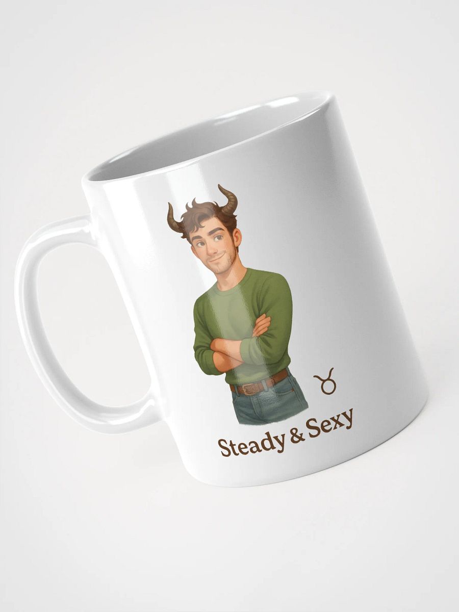 Taurus Horns Crossing Arms Mug product image (1)
