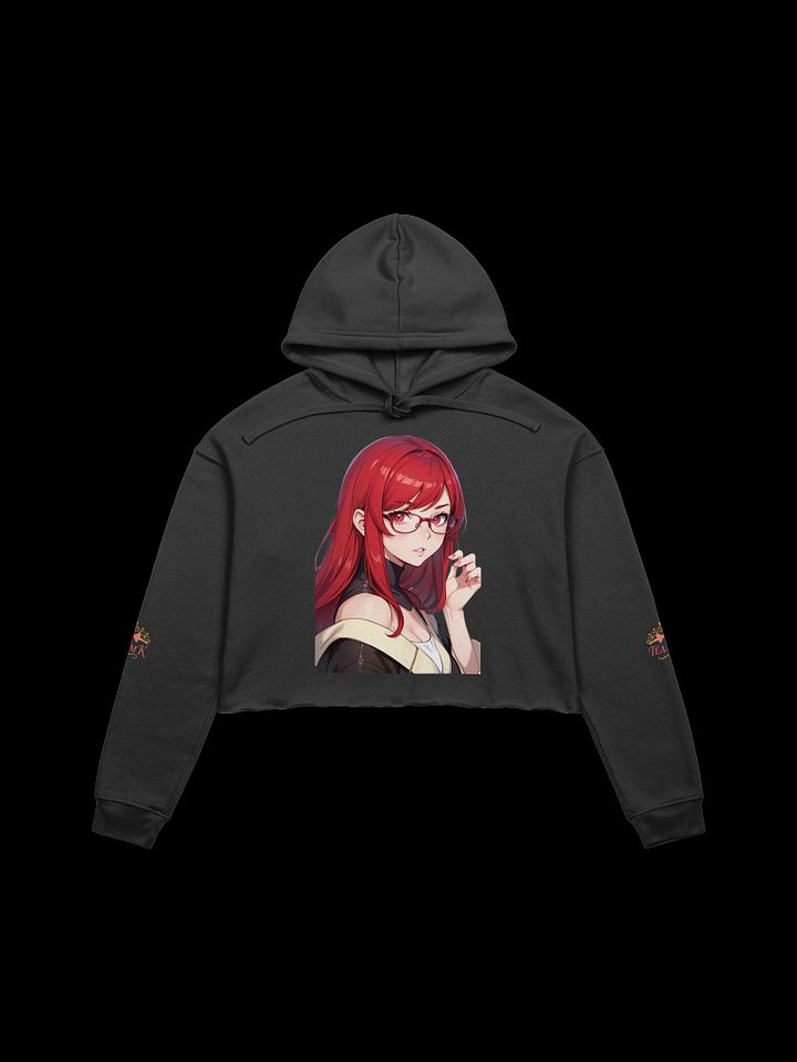 (Red WAIFU) K Crop Hoodie product image (1)