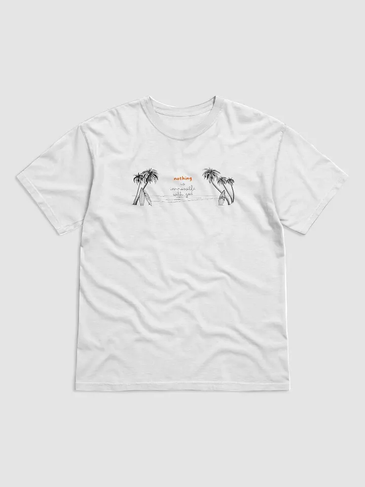 "Nothing Is Impossible" Palm Tee product image (1)