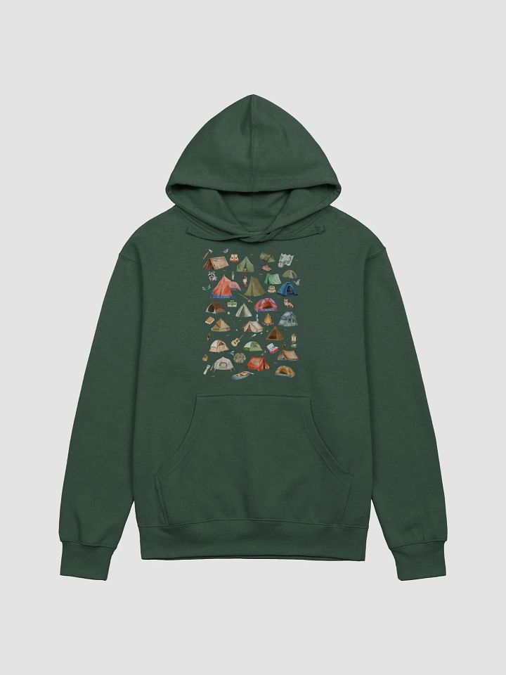 Camping Gear Collage Adult Hoodie product image (2)