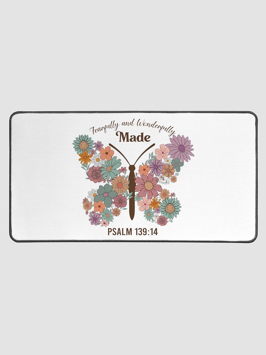 Fearfully & Wonderfully Made - Psalm 139:14 Desk Mat product image (1)